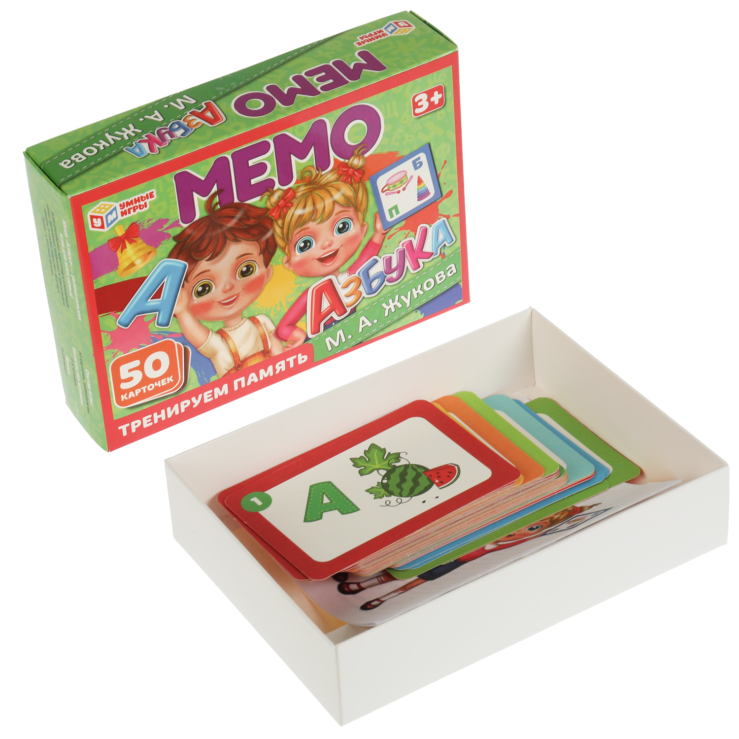 Настольная игра Умные игры Мемо Азбука Жукова - фото 5