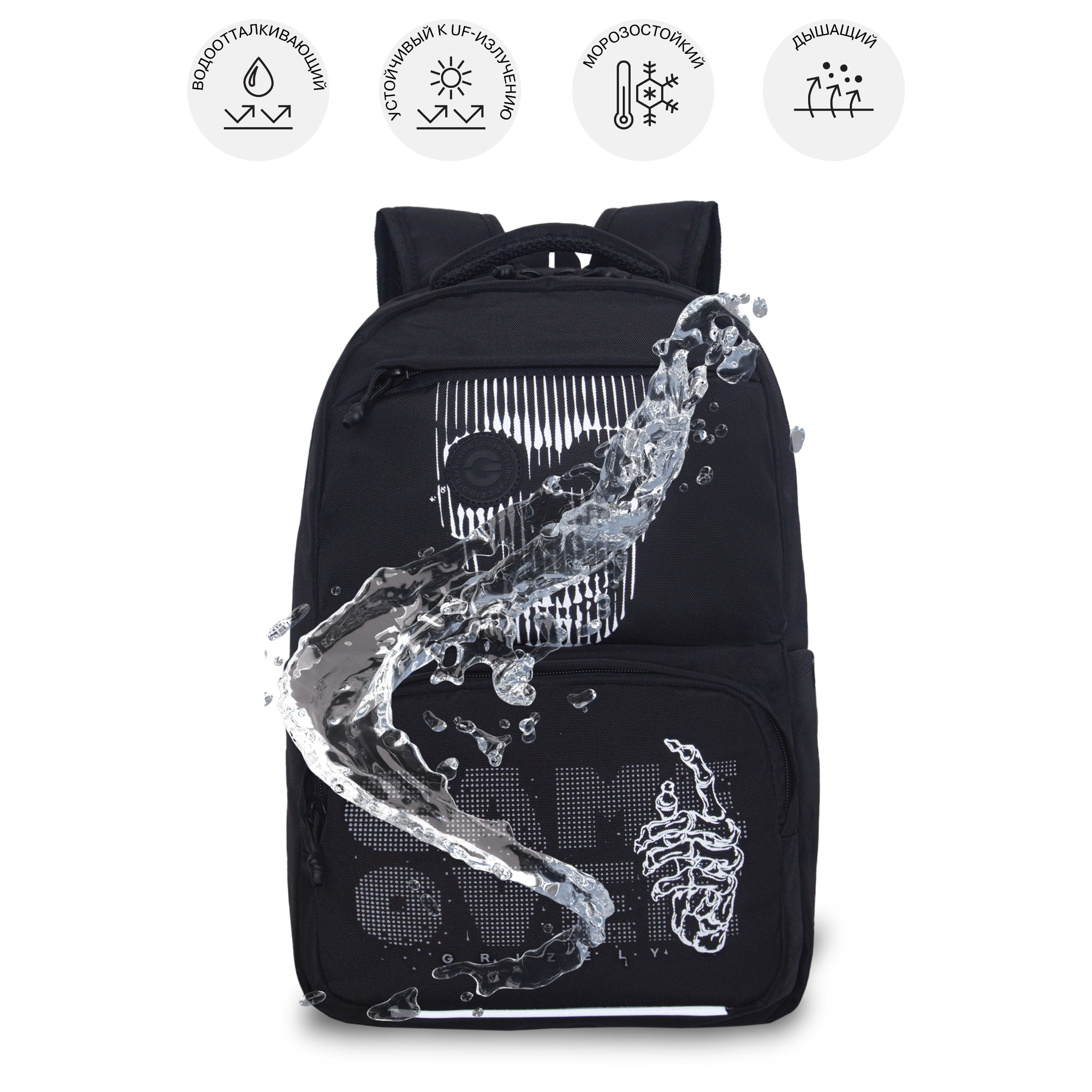 Рюкзак Grizzly Скелет - фото 12