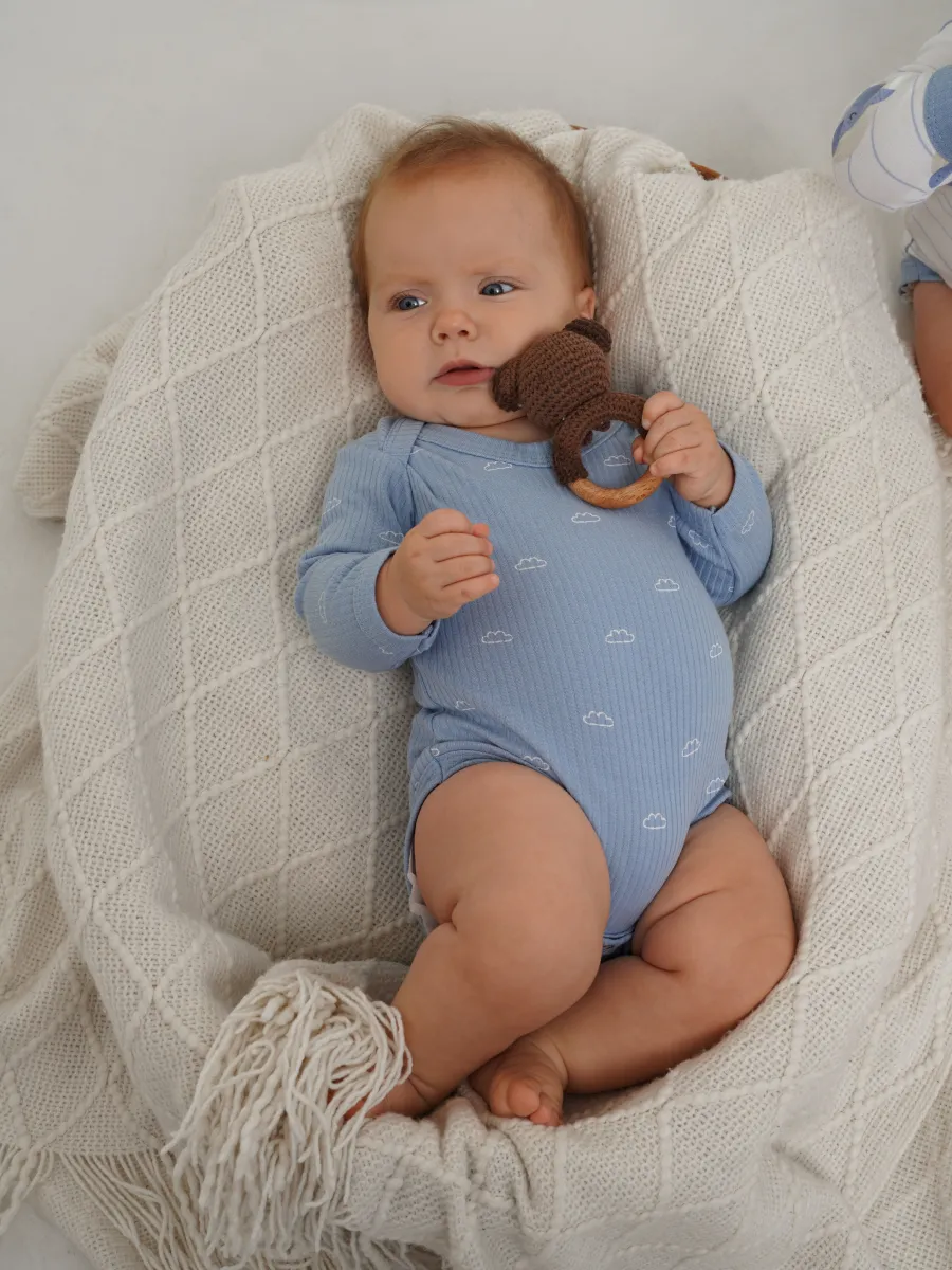 Боди 3 шт Супер Пупс нбр/3пр/бд/sk20/рубчик/морскаясказка - фото 24