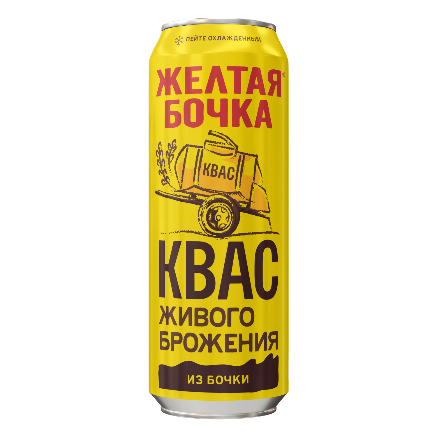 Квас Желтая бочка 0.45л ж/б - фото 1