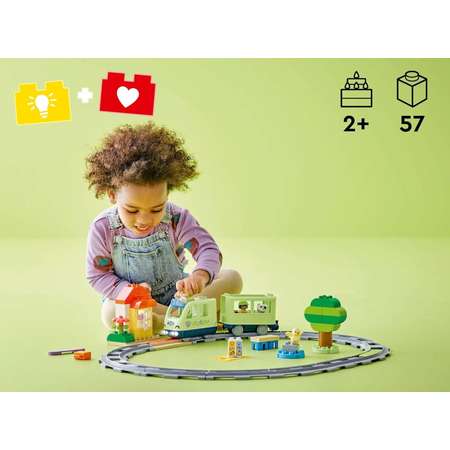 Конструктор LEGO DUPLO Поезд приключений блочный