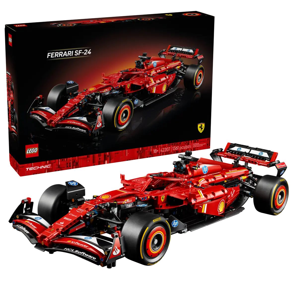 Конструктор LEGO Technic Машина Феррари Формула-1 блочный - фото 1