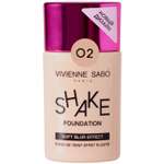 Тональный крем Vivienne Sabo с натуральным блюр эффектом Shakefoundation тон 02