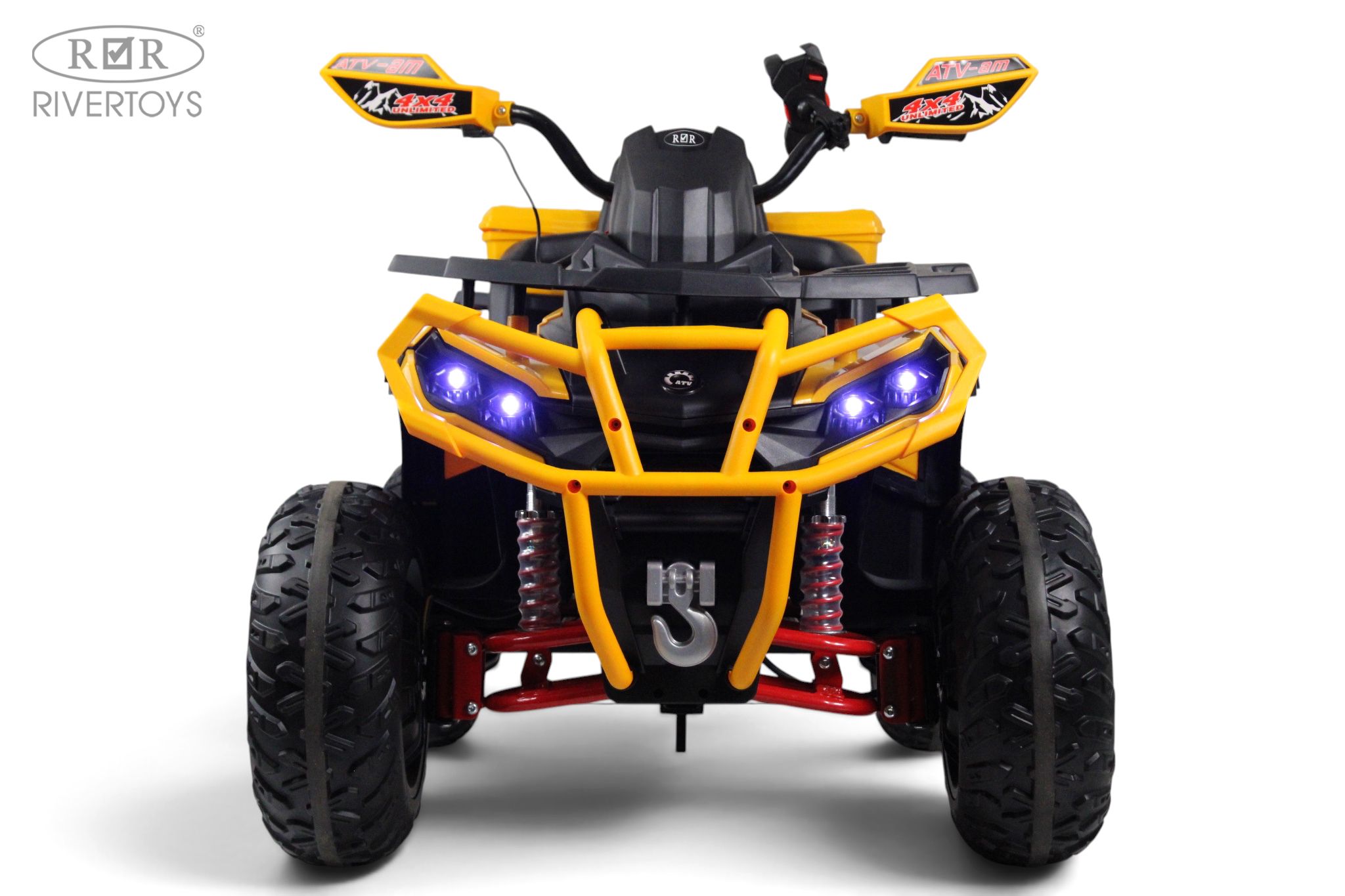 Электромобиль RIVERTOYS Z111ZZ-NEW-YELLOW С пультом ДУ - фото 2