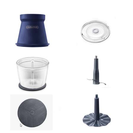 Мини блендер Morphy Richards с повышенной функциональностью синий