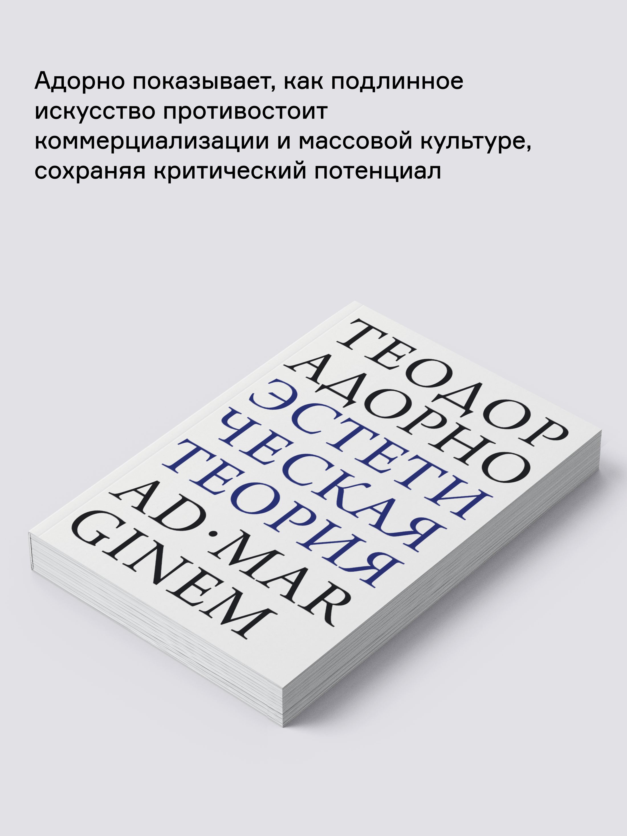 Книга Ad Marginem Эстетическая теория - фото 9