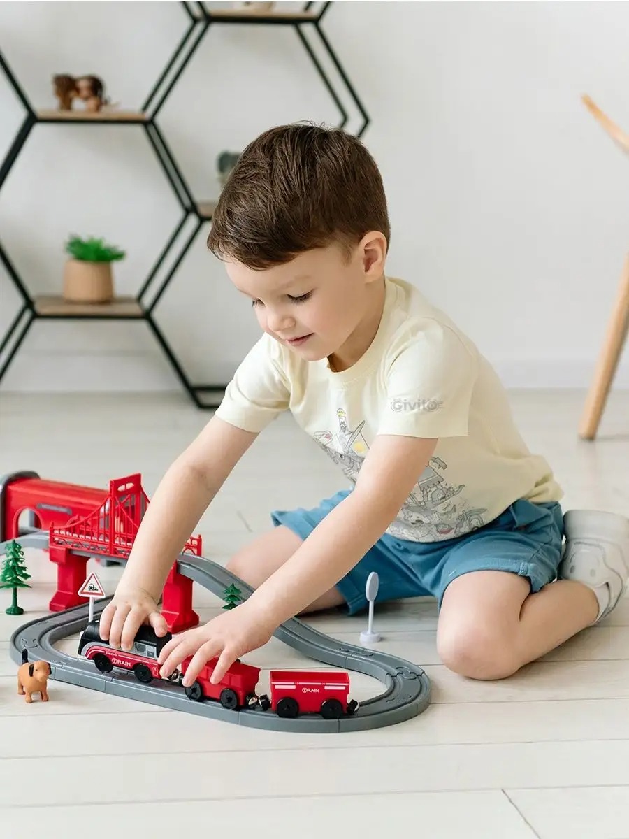 Набор железнодорожный Givito G211-022 - фото 4
