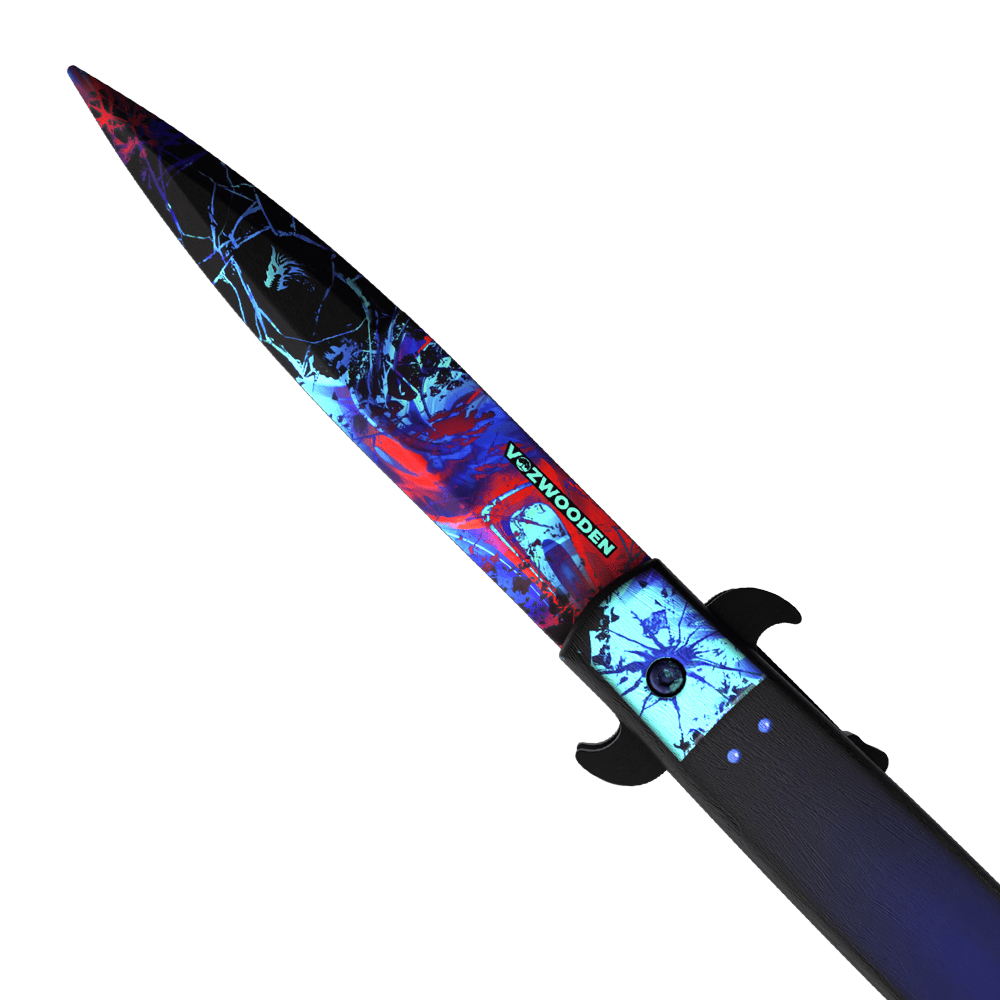 Нож VozWooden Стилетто VozWooden Дарк Шивер - фото 10