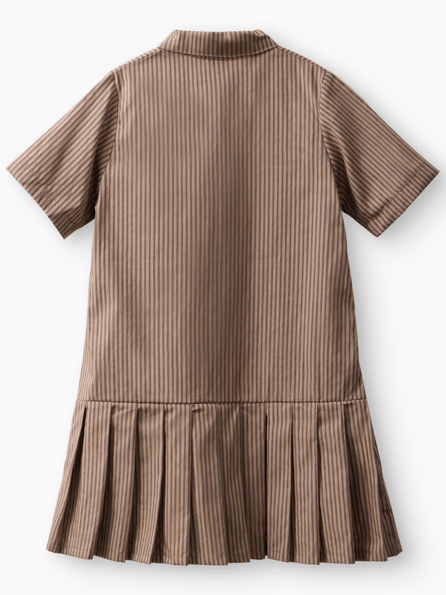 Платье Happy Baby 88702-1_chocolate-strip - фото 2