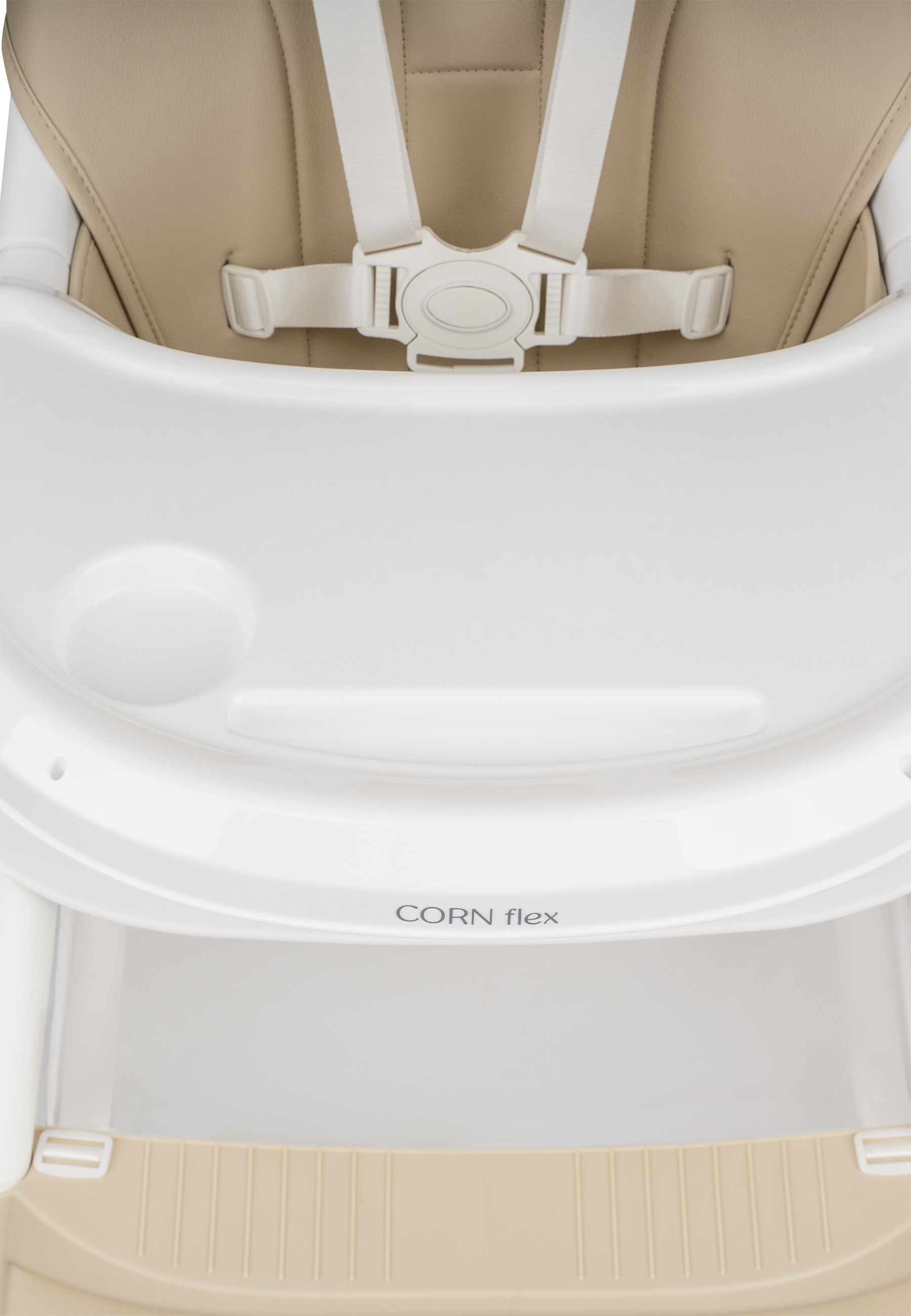 Стульчик для кормления Indigo Corn Flex бежевый - фото 12