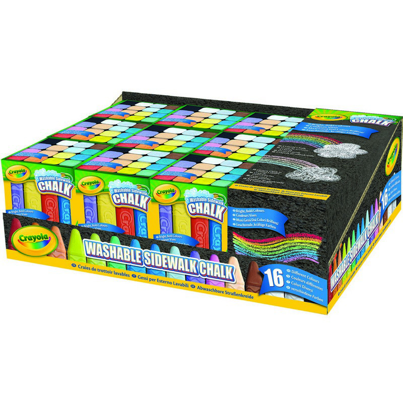 Мел сухой Crayola 16 шт. - фото 1