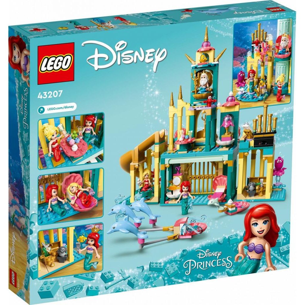 Конструктор LEGO Disney Princess Подводный дворец Ариэль 498 дет. - фото 8