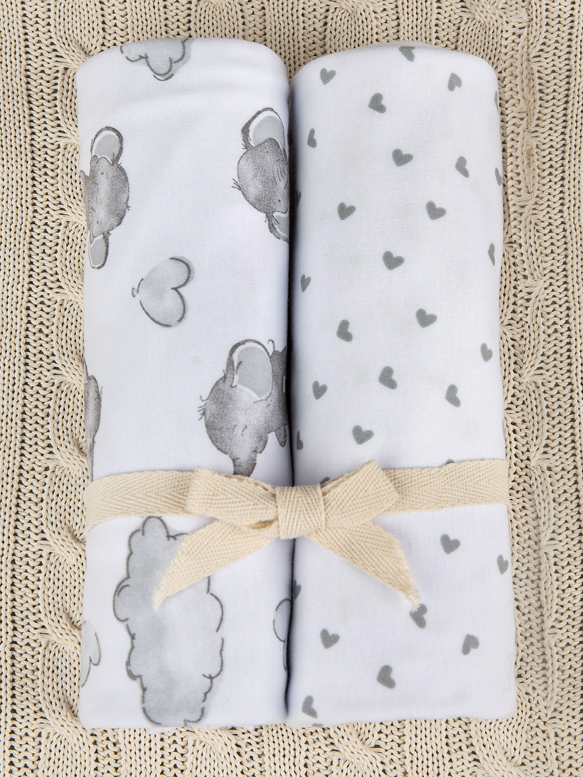 Пелёнка inlovery трикотаж 85х100 см 2 шт. - фото 22