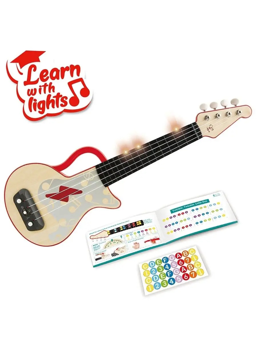 Игрушка музыкальная Hape Гавайская гитара гитара - фото 17