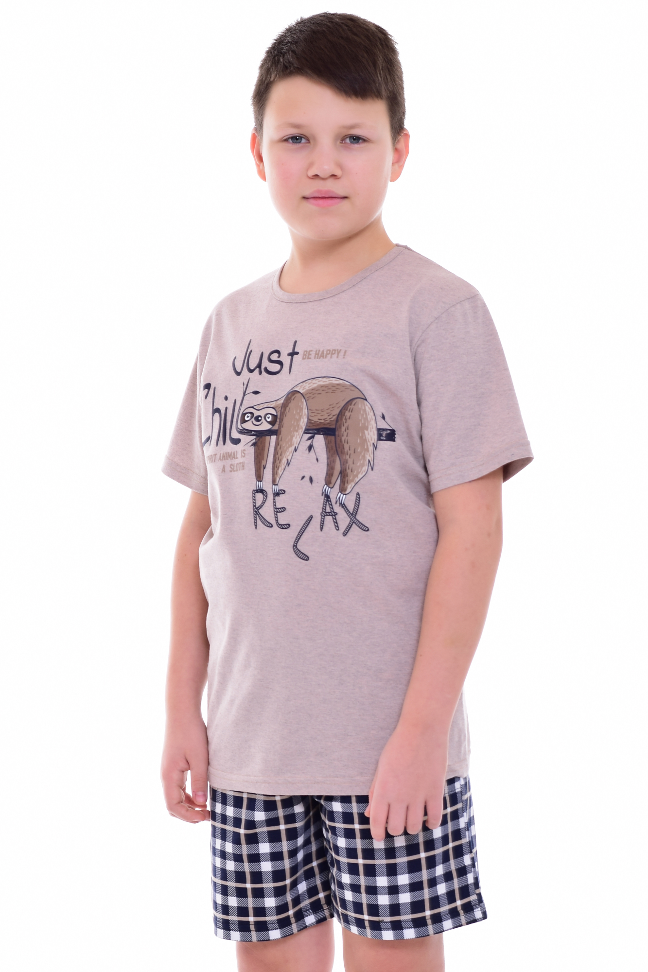 Пижама Новое кимоно 11-047 (бежевый) [НК] - фото 4