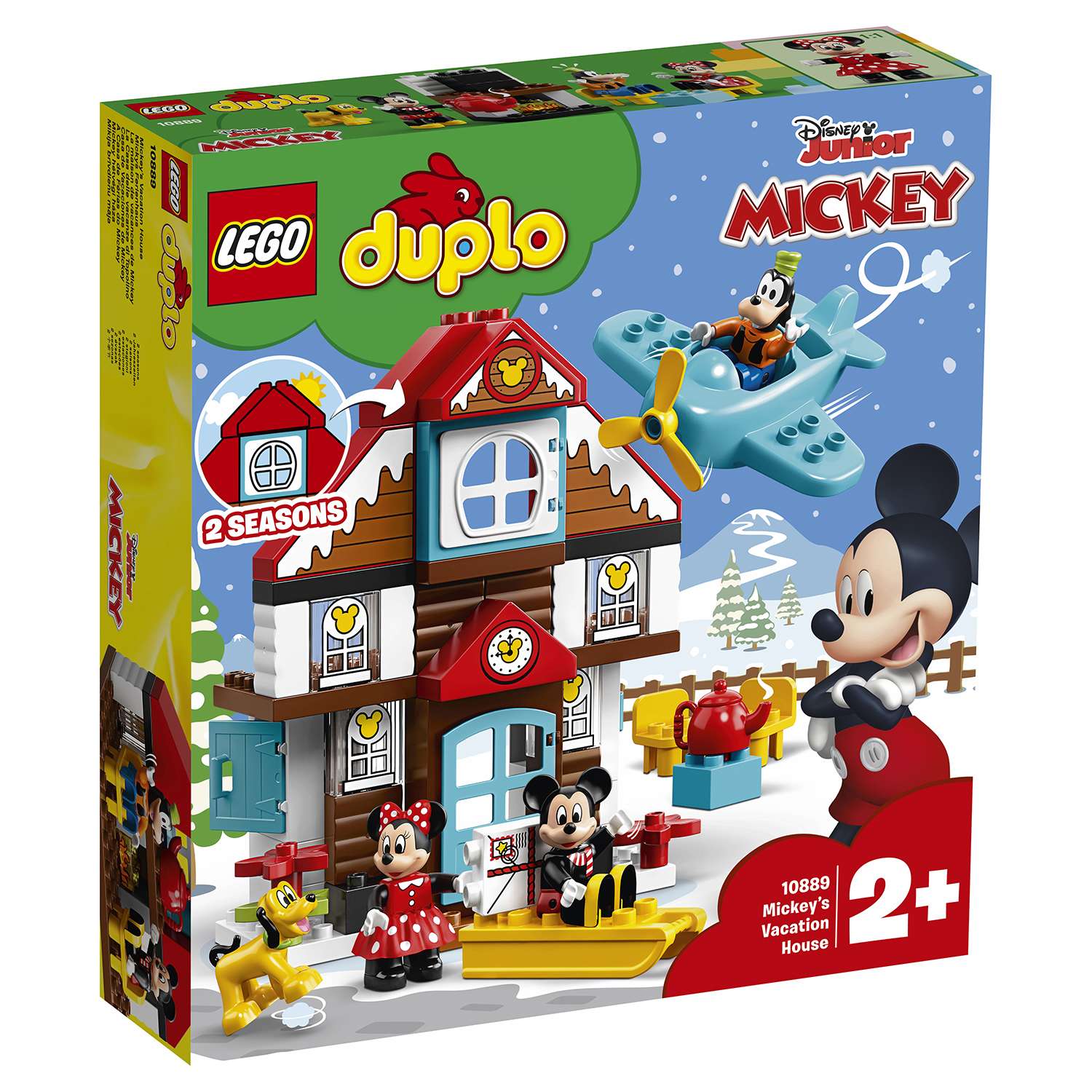 Конструктор LEGO DUPLO Летний домик Микки блочный - фото 2