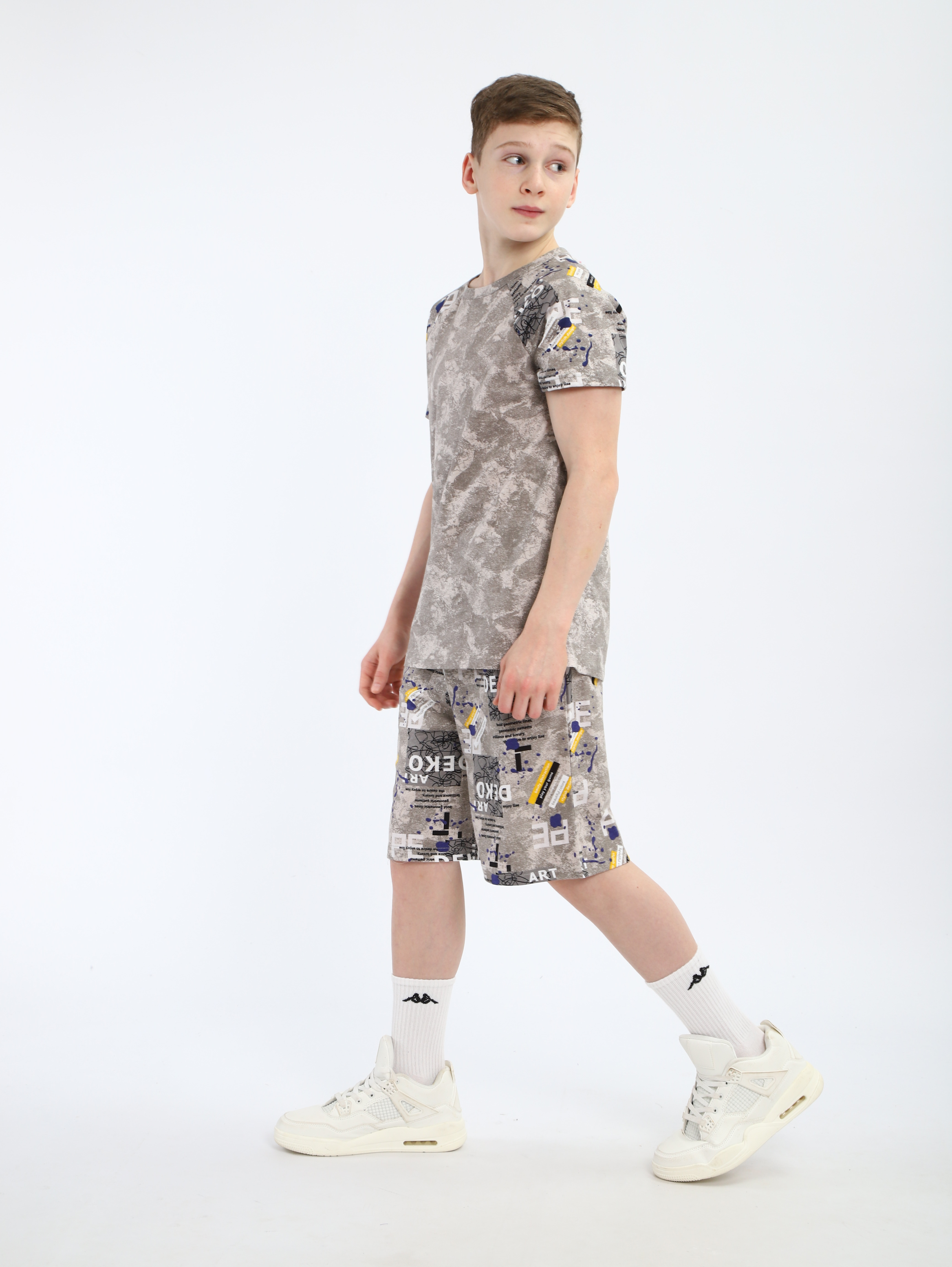 Костюм ЛАДОШКИ Комплект Андрей светло-серый - фото 5