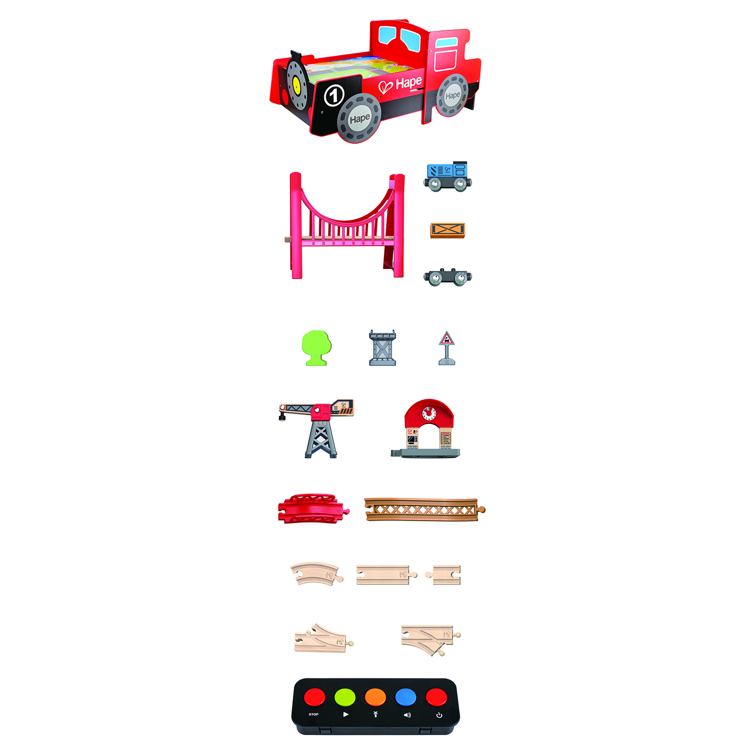 Набор железнодорожный Hape E3769_HP - фото 6