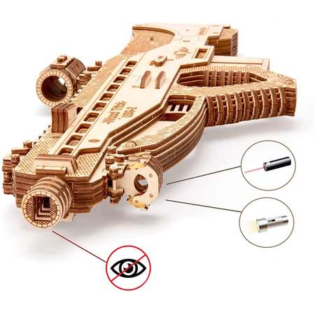 Конструктор Wood Trick Штурмовая винтовка деревянный