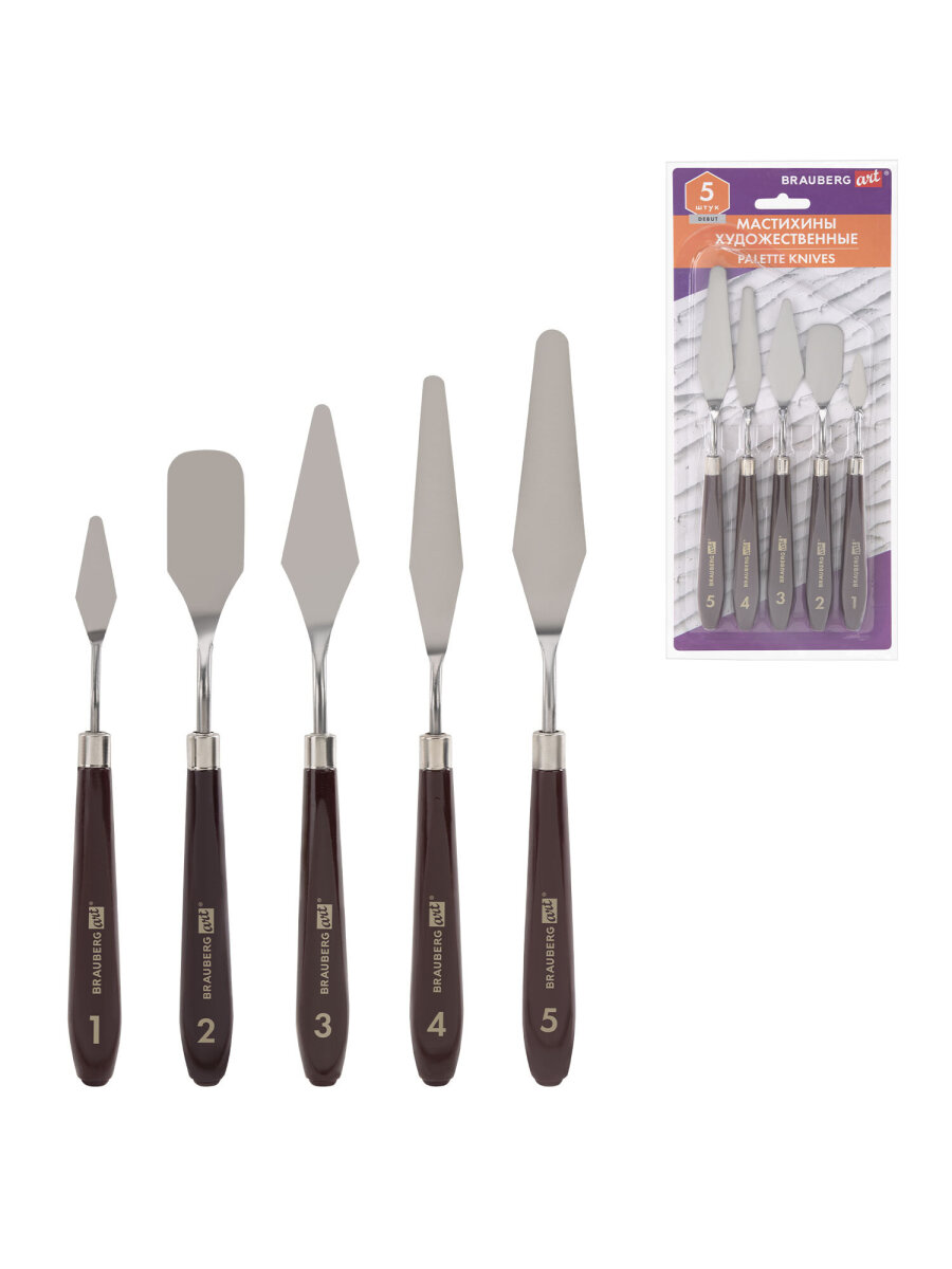 Мастихин Brauberg 5 шт. - фото 3