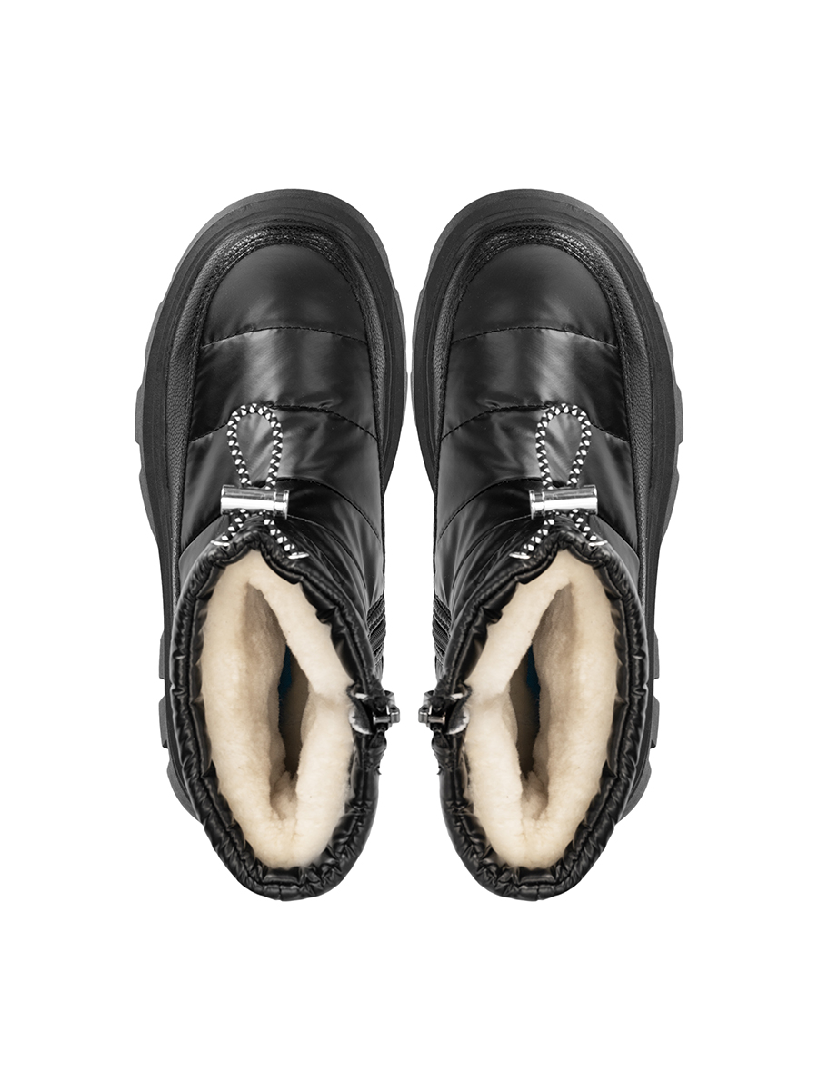 Сапоги ORTMANN 25.17_Geisa_черный глянец, з/м - фото 3