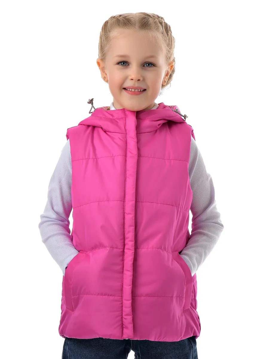 Жилет Rusland 925/фуксия - фото 3