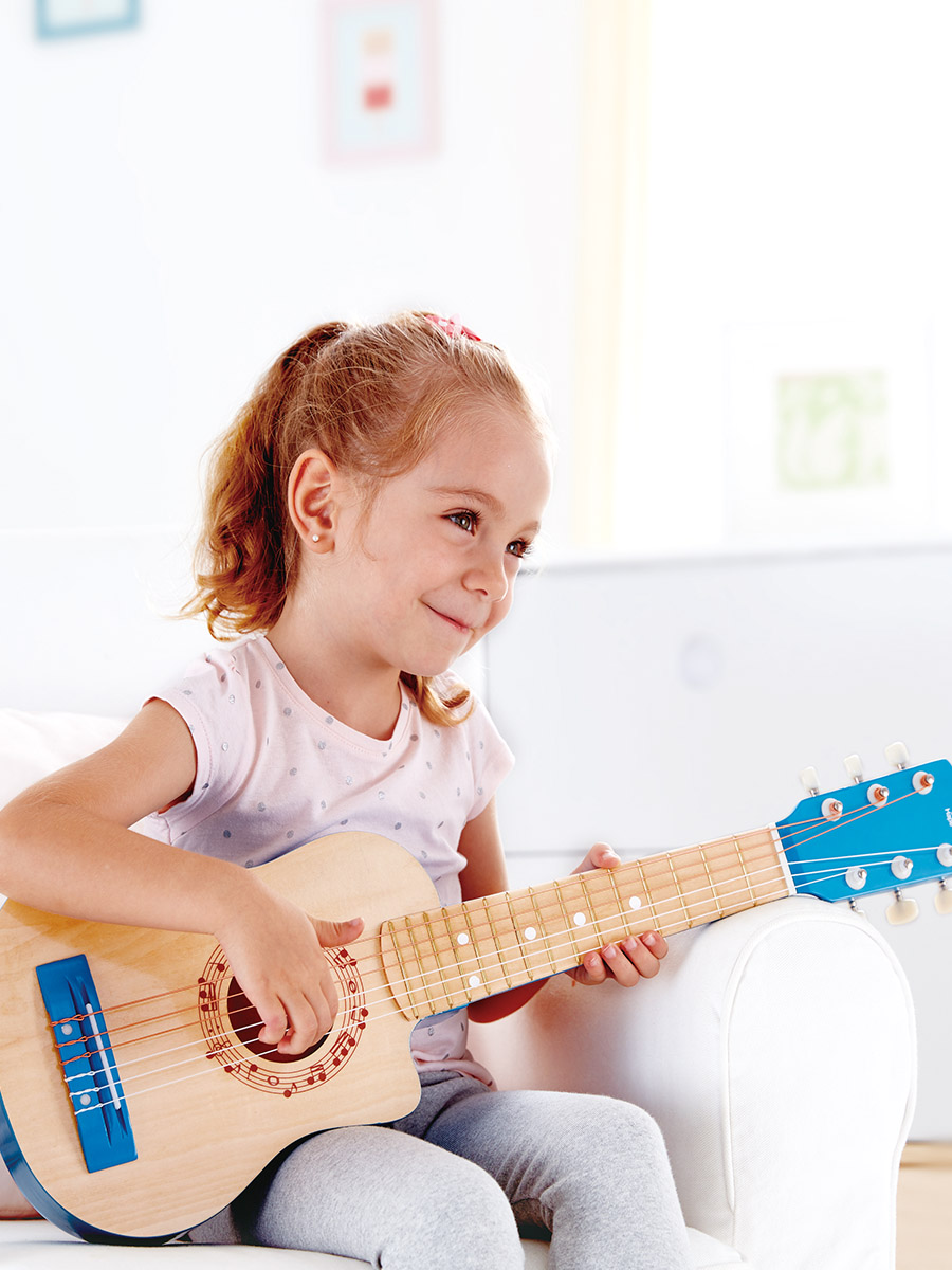 Игрушка музыкальная Hape Голубая лагуна гитара - фото 3