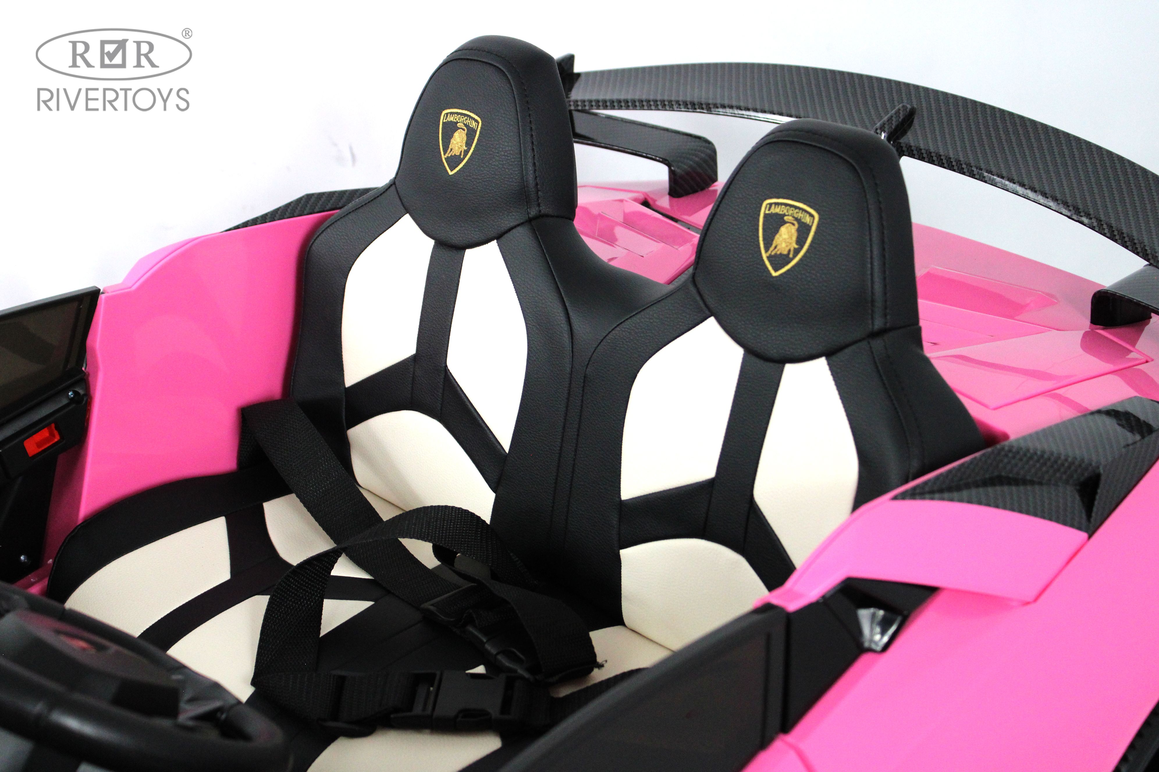 Электромобиль RIVERTOYS A111MP-PINK С пультом ДУ - фото 14