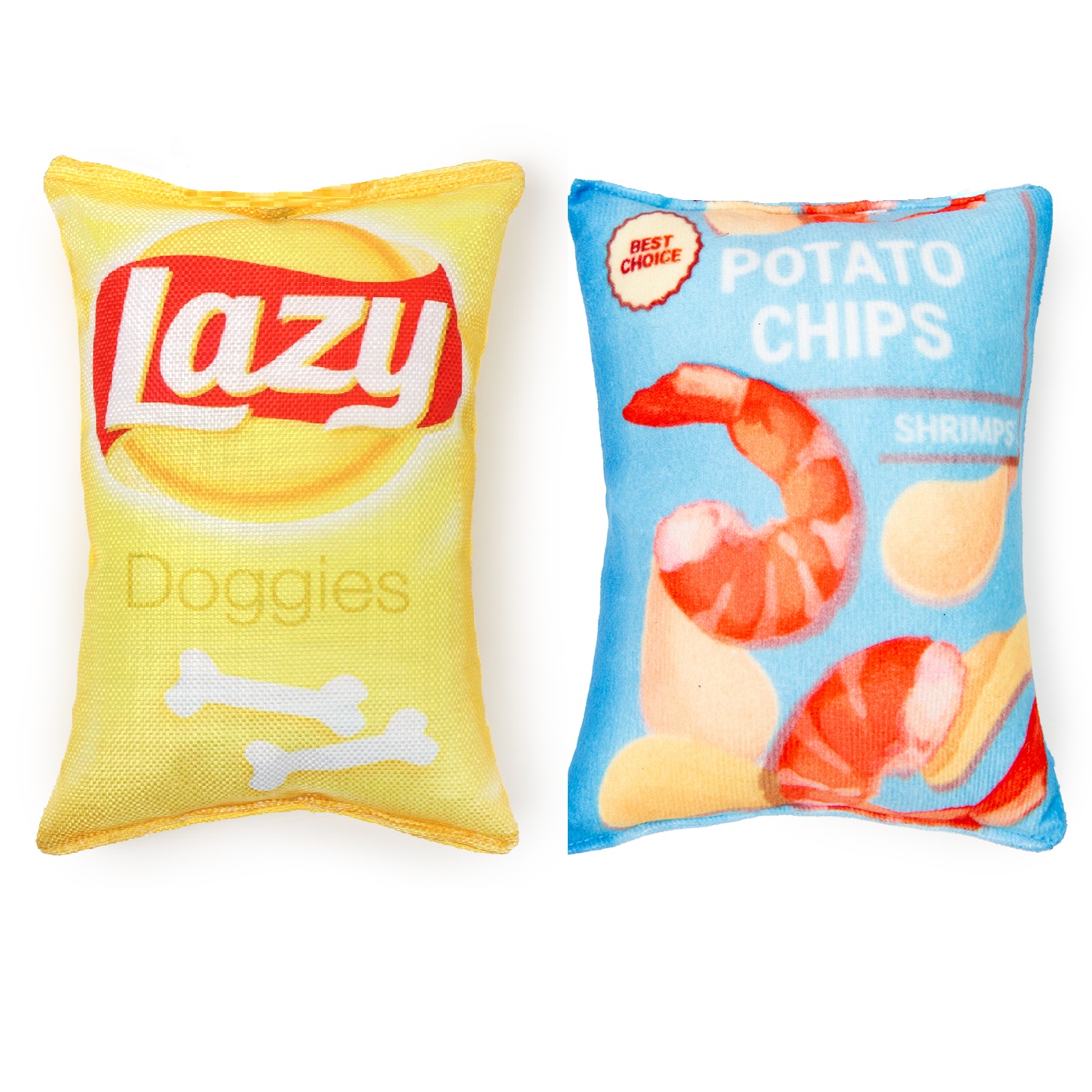 Игрушка для собак Barbaks Пачка чипсов пищит. шуршит 12.5*17см - фото 1