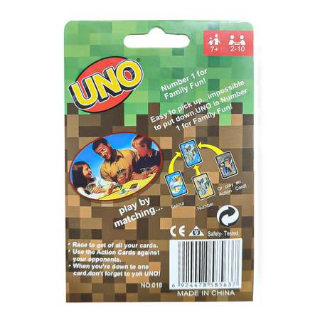 Настольная игра Madliani Uno Mincraft