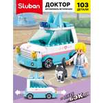 Конструктор SLUBAN Город 103 дет.