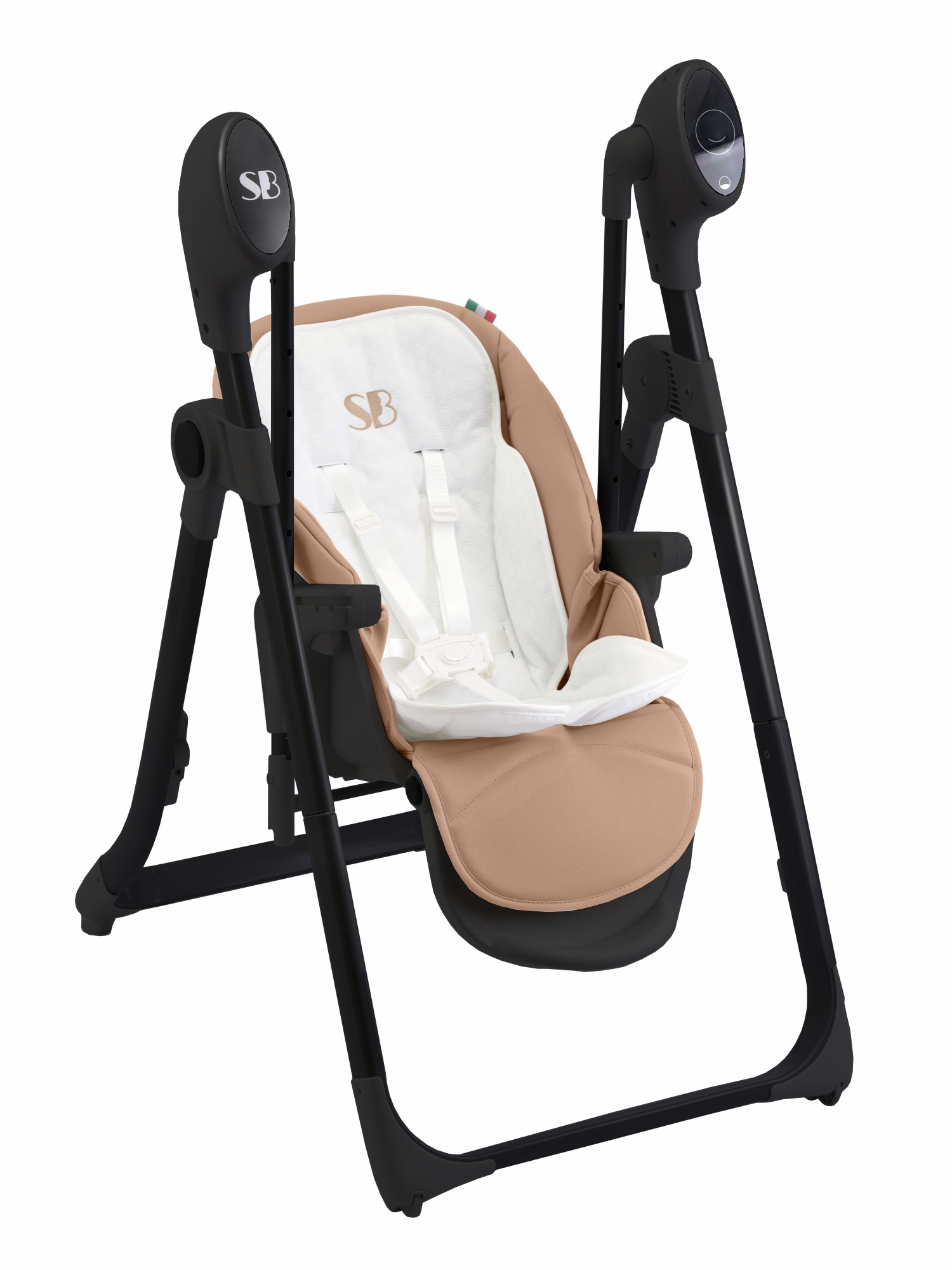 Стульчик для кормления Sweet Baby Fiesta Black Beige бежевый - фото 18