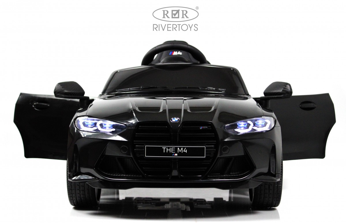 Электромобиль RIVERTOYS BMW A004AA-BMW-BLACK-GLANEC С пультом ДУ - фото 16