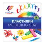 Пластилин Луч 12 цв.
