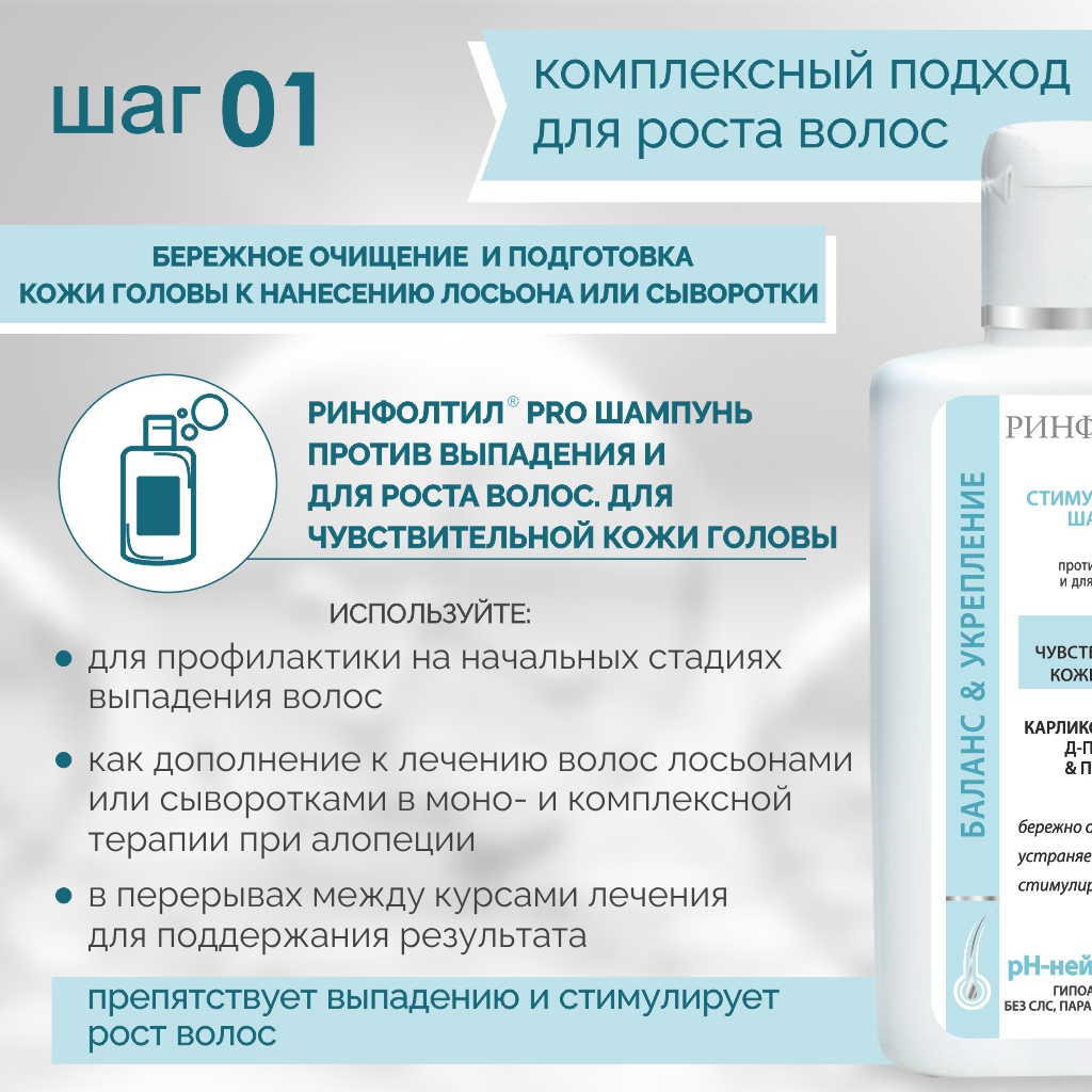 Шампунь Ринфолтил 200 мл - фото 6