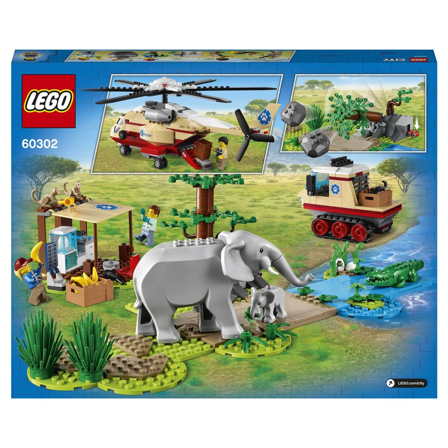Конструктор LEGO City Wildlife Rescue Operation блочный - фото 3
