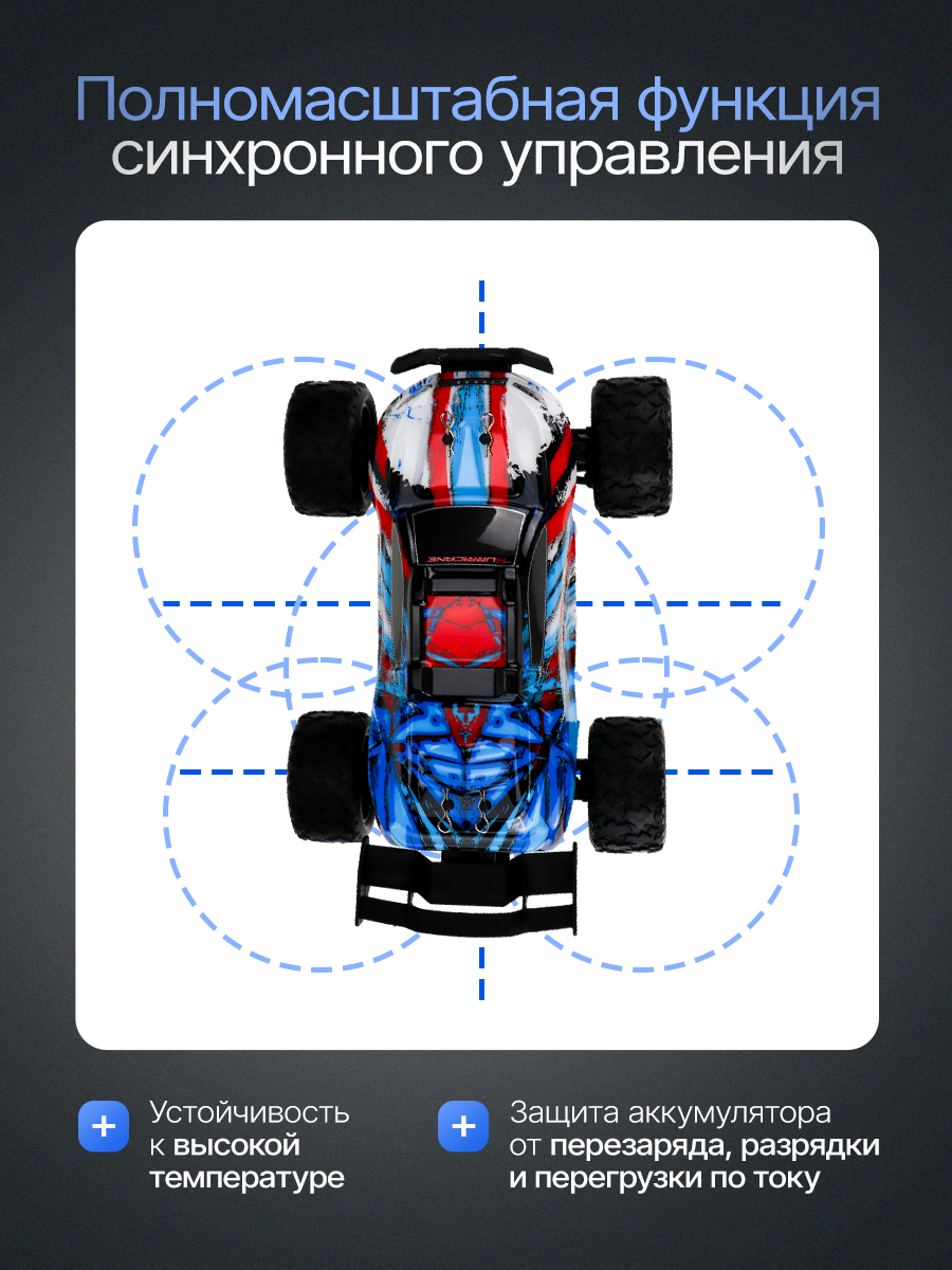 Автомобиль РУ Рыжий кот Hurricane 1:18 - фото 5