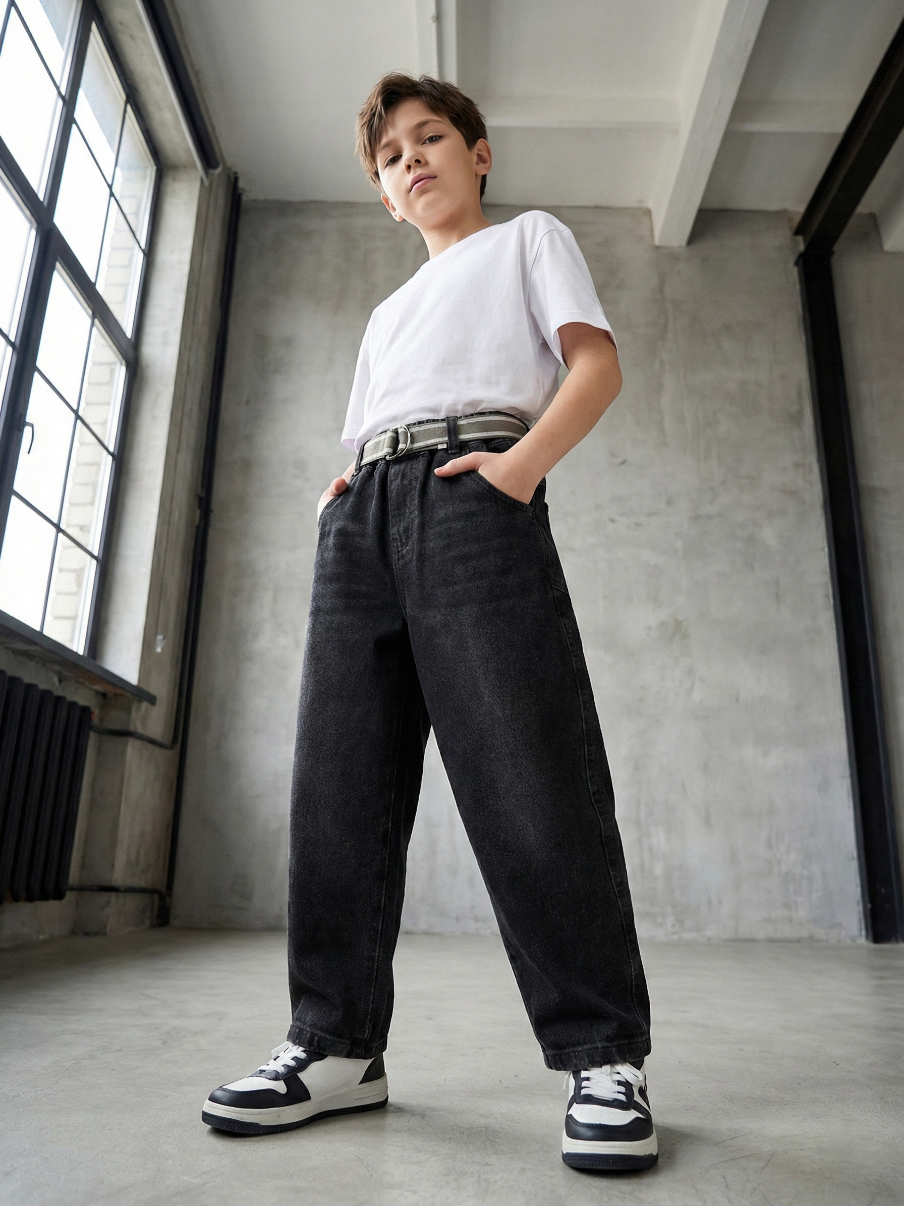 Джинсы-бананы СИНИЙ МИР R139-IL - фото 12