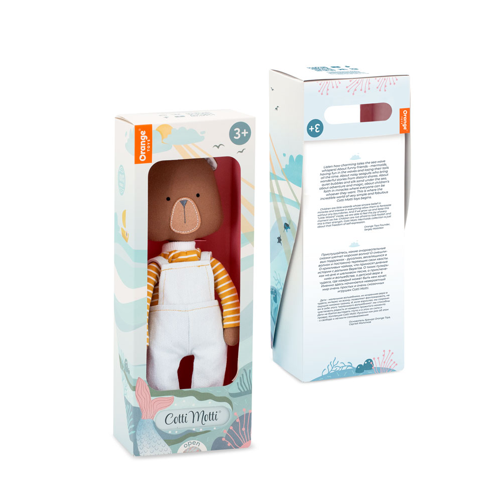 Мягкая игрушка Orange Toys Медвежонок Оскар - фото 2