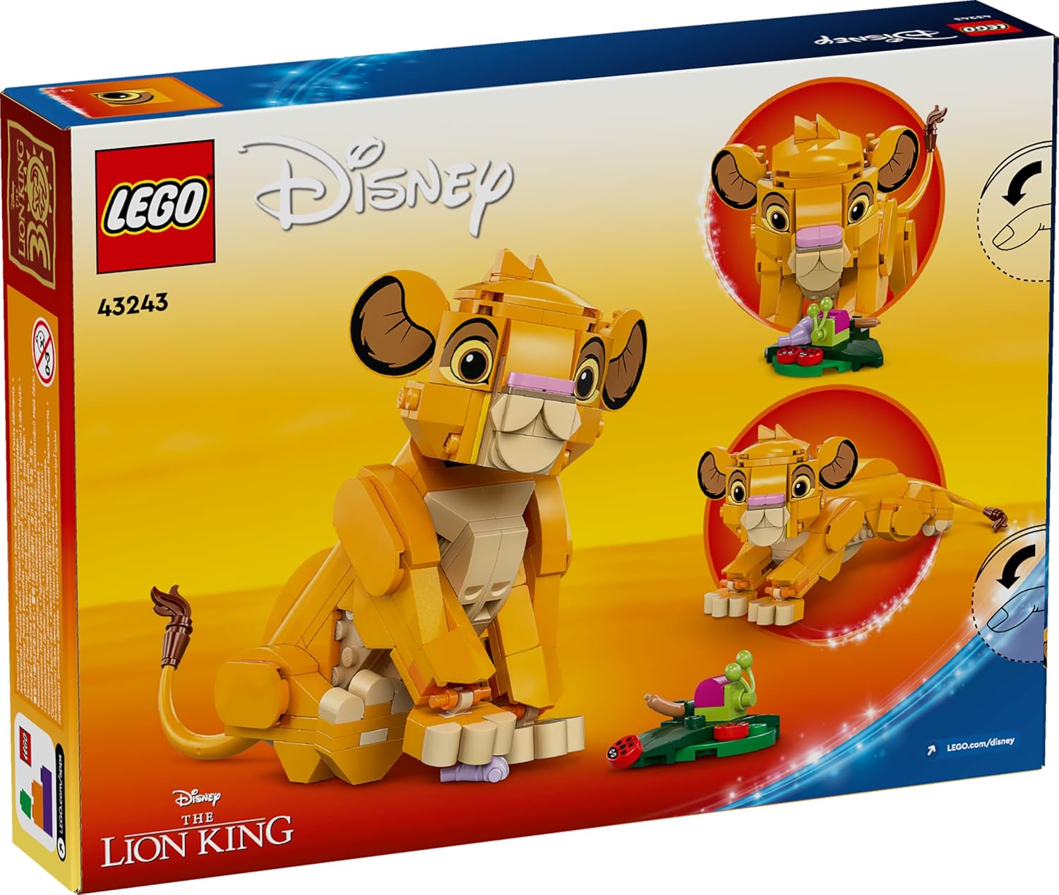 Конструктор LEGO Disney Симба детеныш Короля Льва блочный - фото 5