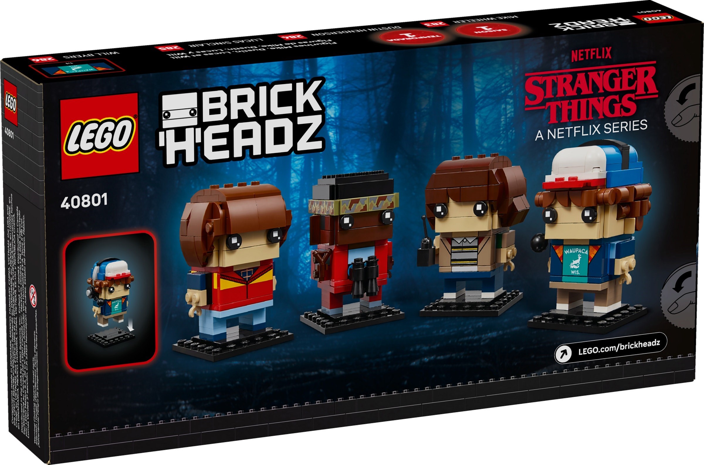 Конструктор LEGO BrickHeadz 40801 542 дет. - фото 1