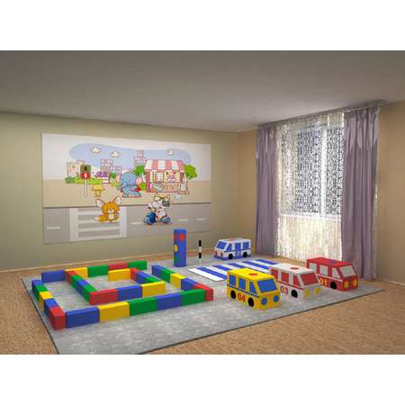 Мягкий игровой набор Лабиринт ROMANA ДМФ-МК-30.96.04 Pastel