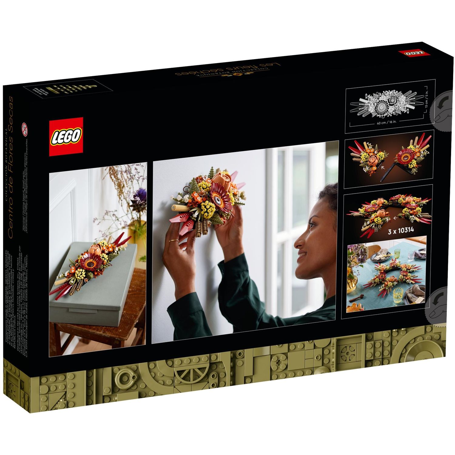 Конструктор LEGO Icons Dried Flower Centerpiece блочный - фото 7