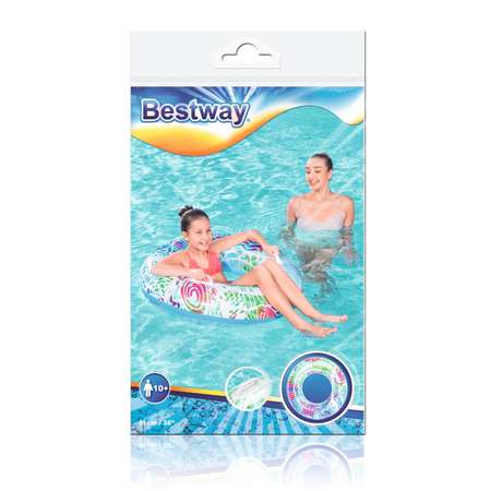 Круг для плавания Bestway c ручками в ассортименте 36084