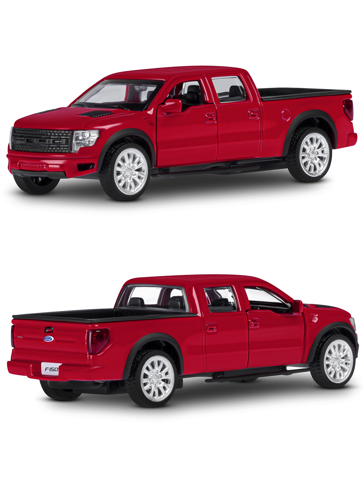 Пикап АВТОпанорама Ford F 150 SVT Raptor 2 1:52 JB1251273 - фото 6