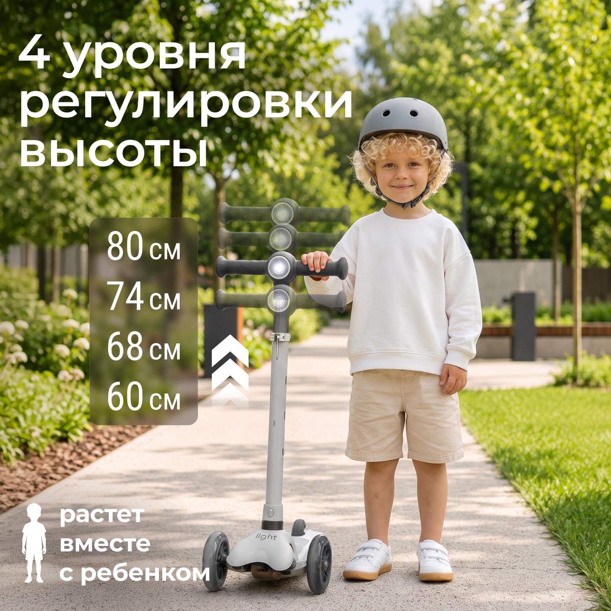 Самокат UNIX Kids трехколесный - фото 11