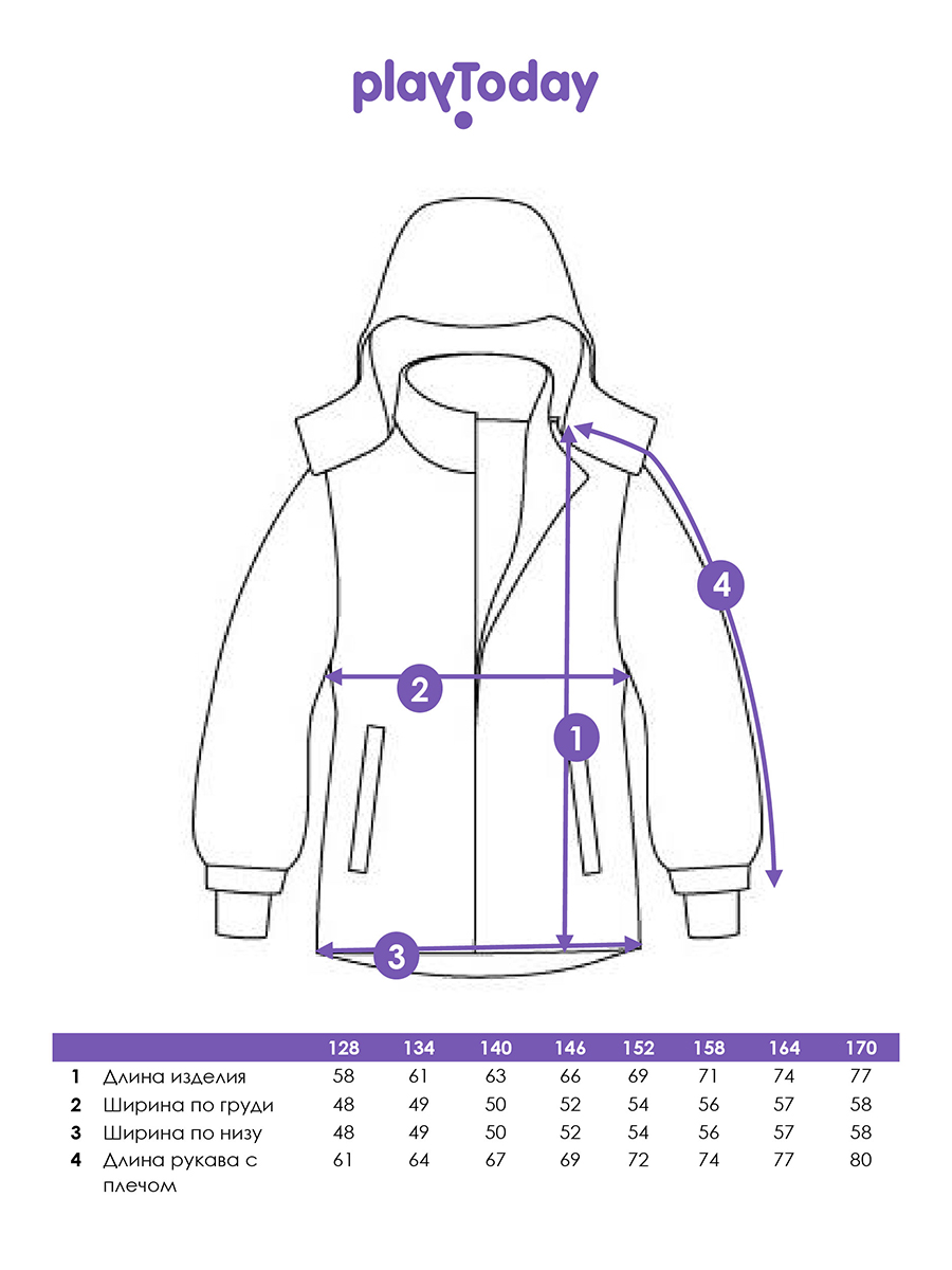 Куртка PlayToday 32521037 - фото 5
