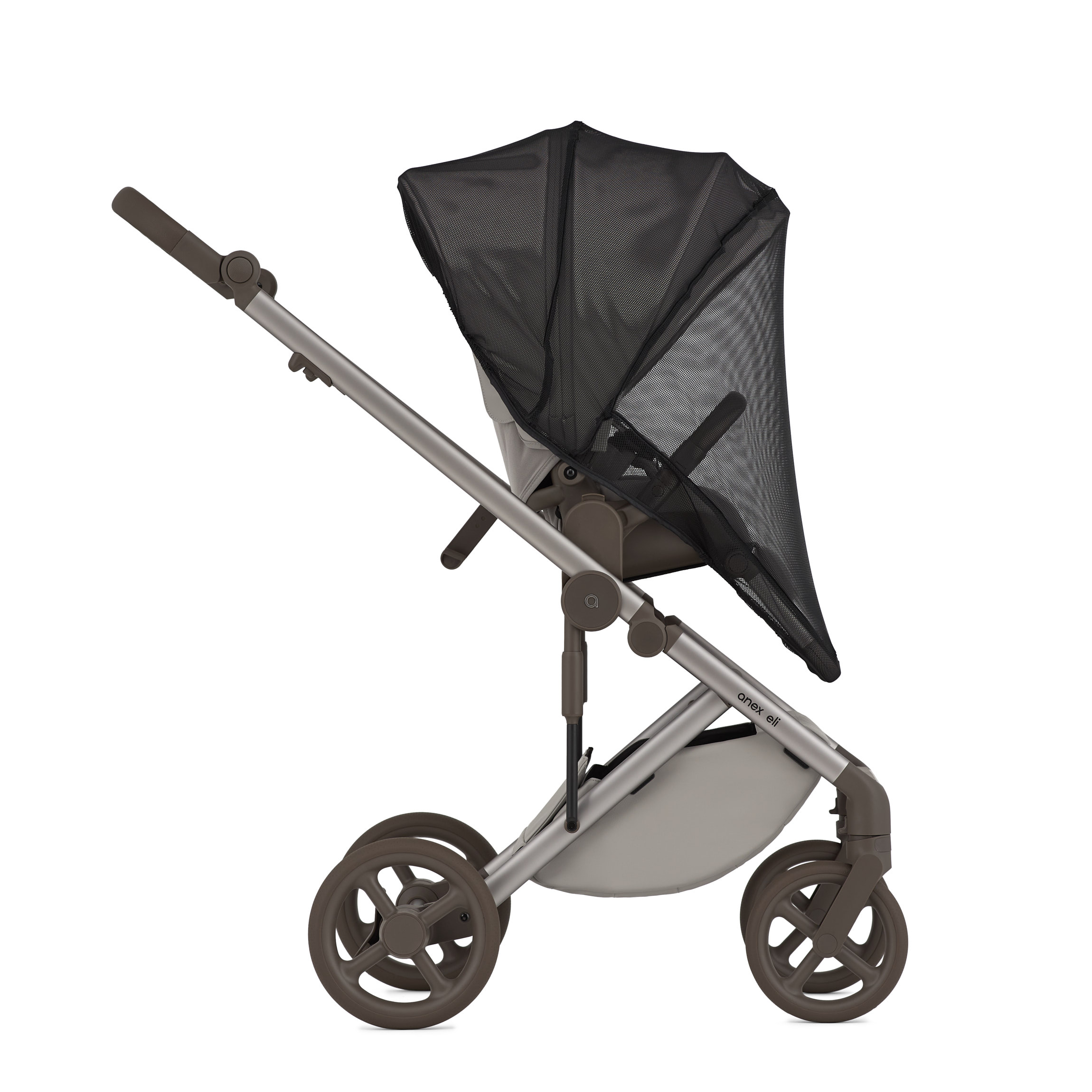 Коляска 2в1 Anex Eli серый - фото 11