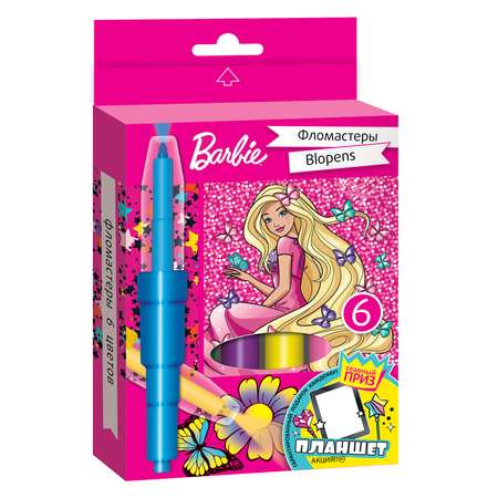 Фломастеры Barbie 6 цв.
