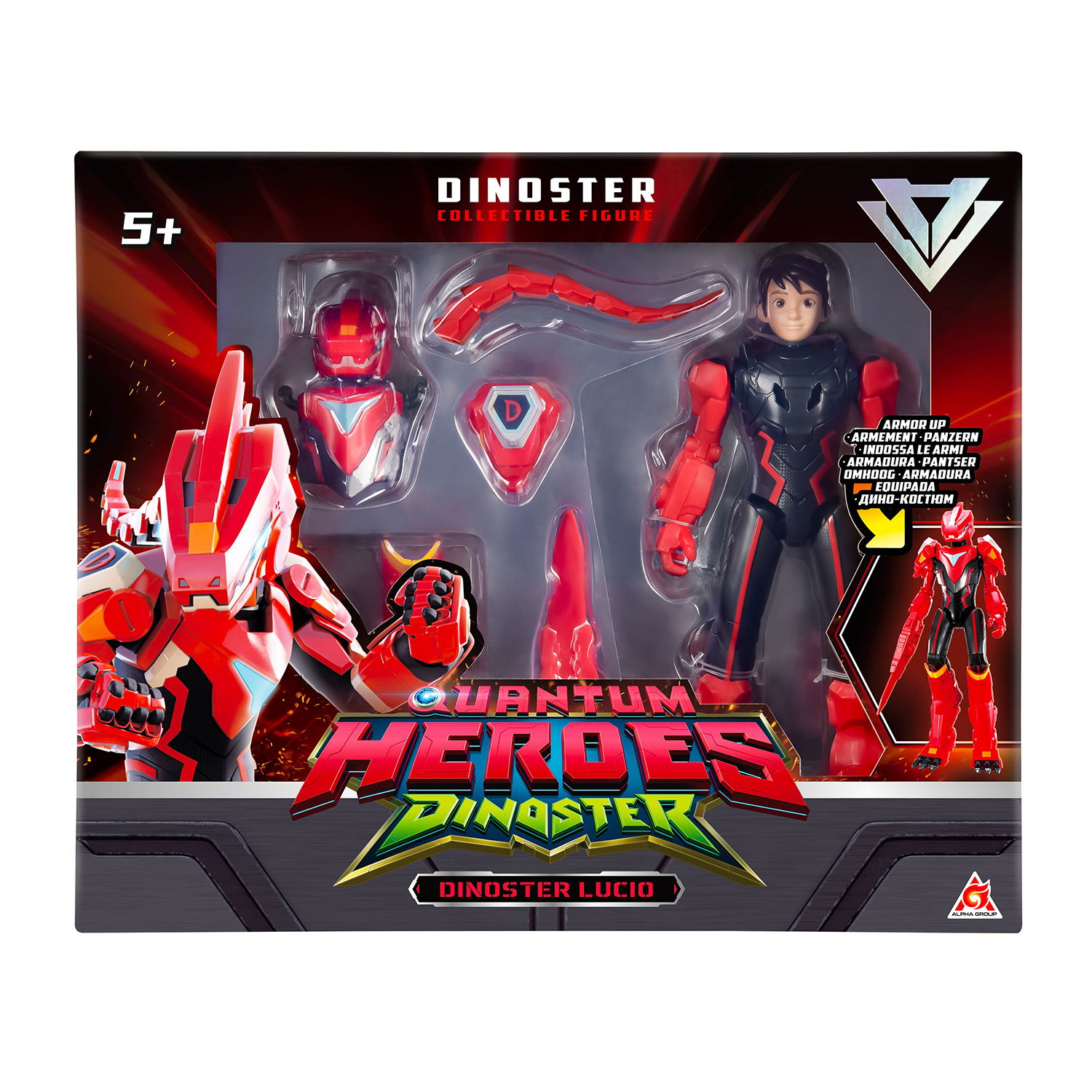 Фигурка Dinoster Люцио в дино-костюме 20 см - фото 9